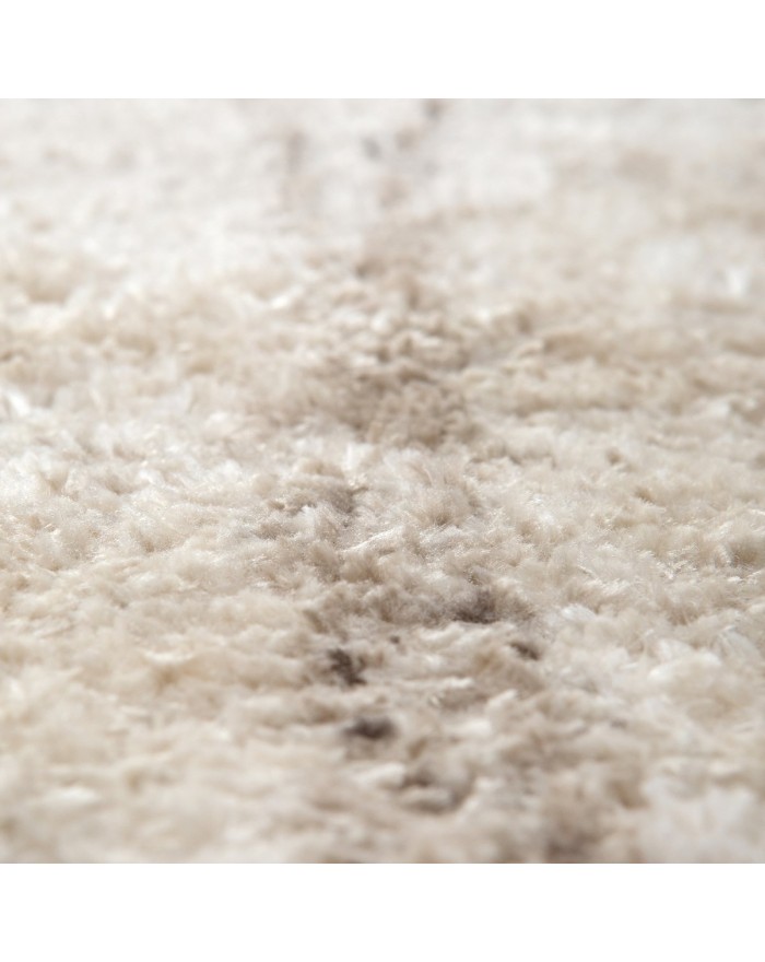 Alfombra NIEVE beige con líneas grises. (230x160)