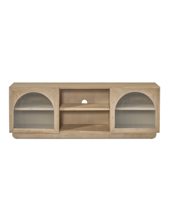 Mueble TV madera natural KENIA