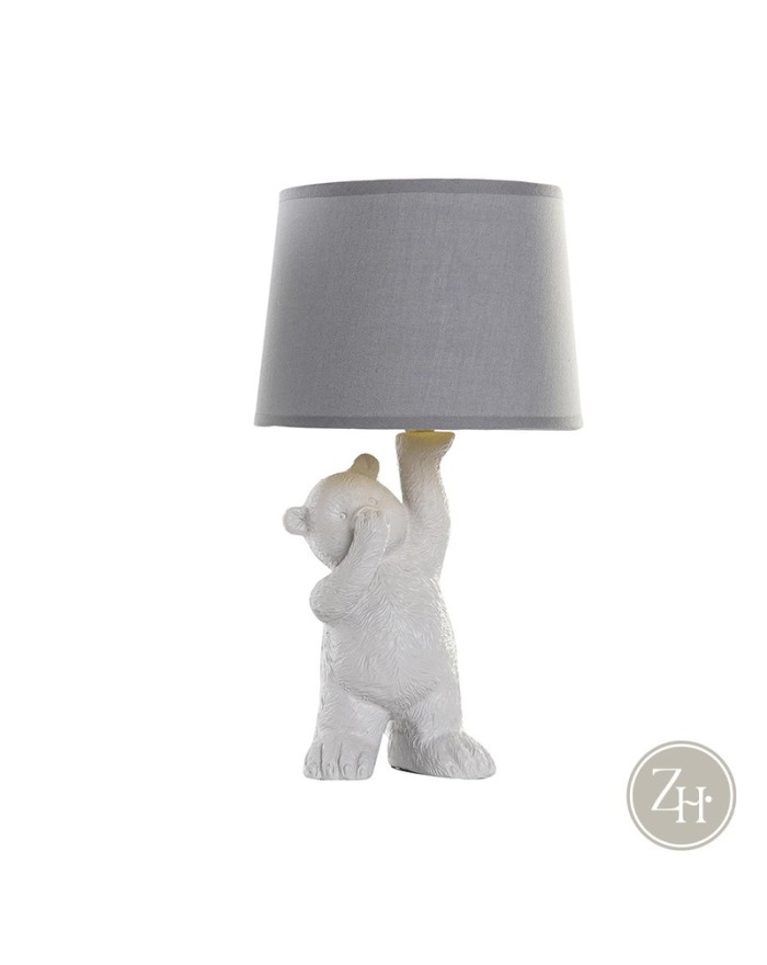 Lámpara de mesa gris TEDDY