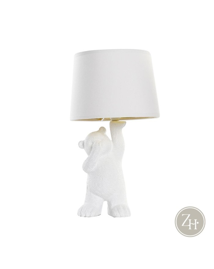 Lámpara de mesa blanca TEDDY