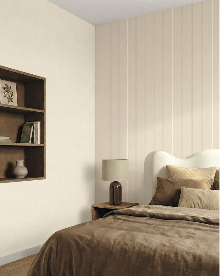 LINEA DE PUNTOS Pardo Papel Pintado
