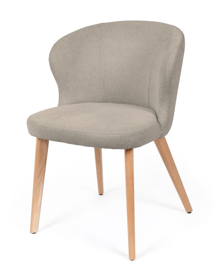 Silla tapizada topo TANA