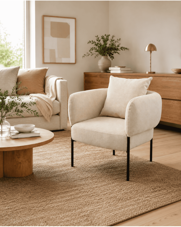 Butaca beige AGHADA