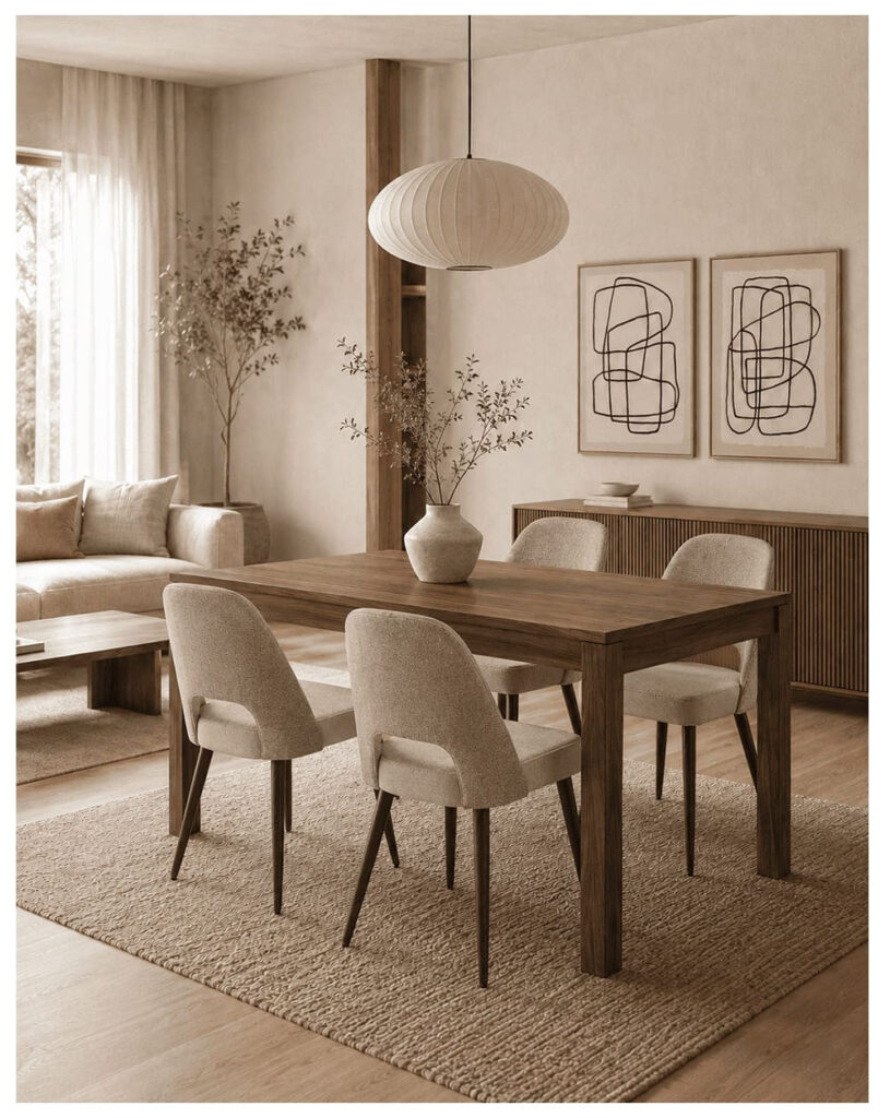 Mesa extensible nogal 140 KALA