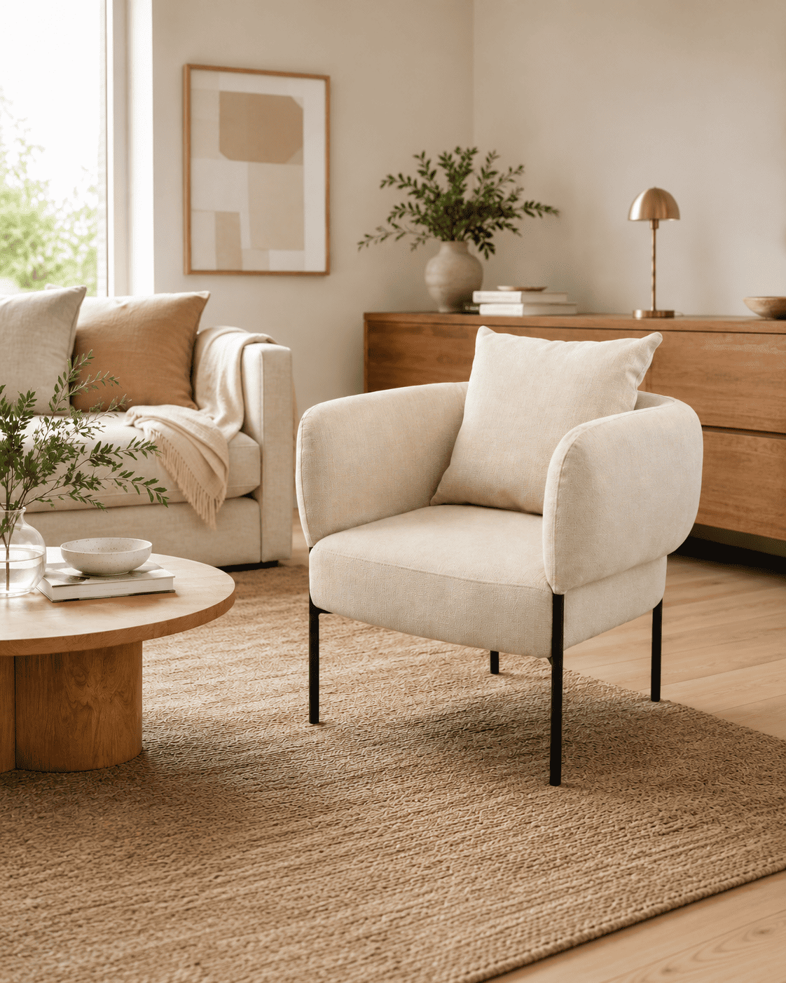 Butaca beige AGHADA