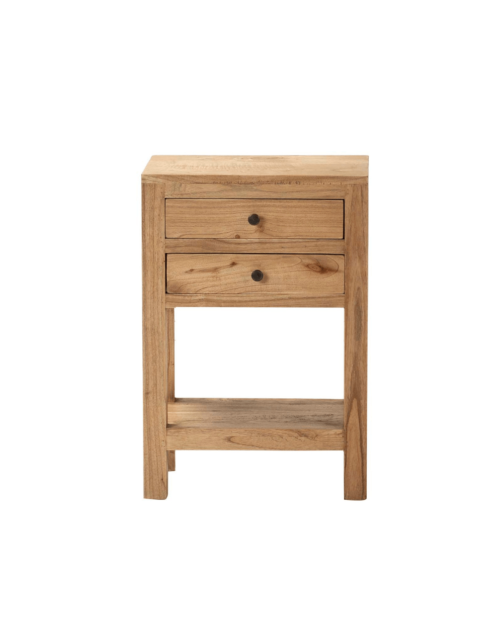 Mesita de noche madera natural CALA