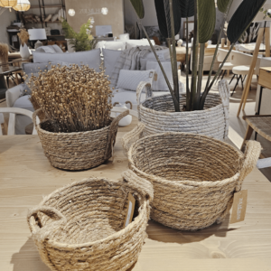 Cesta de fibra natural DOTI