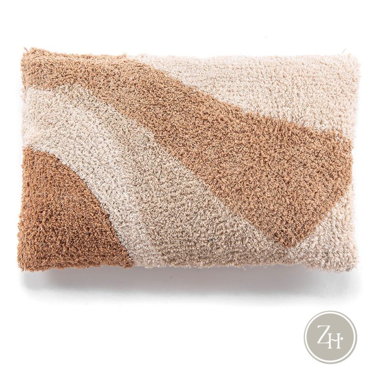 Cojín beige terracota SHABY
