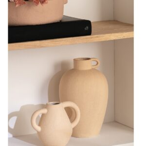 Jarrón beige porcelana OVAL