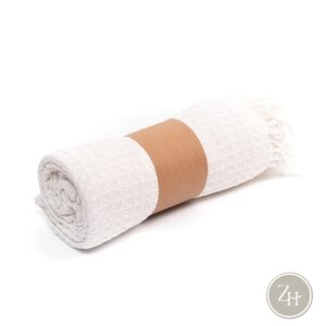 Manta plaid crema TOFE
