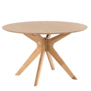 Mesa comedor redonda natural ESPIGA