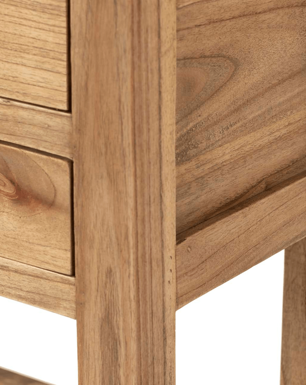 Mesita de noche madera natural CALA