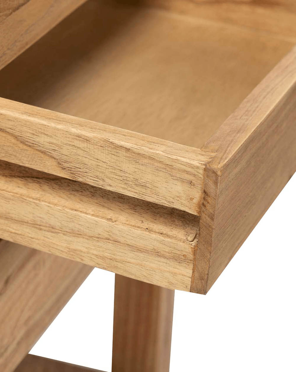 Mesita de noche madera natural CALA