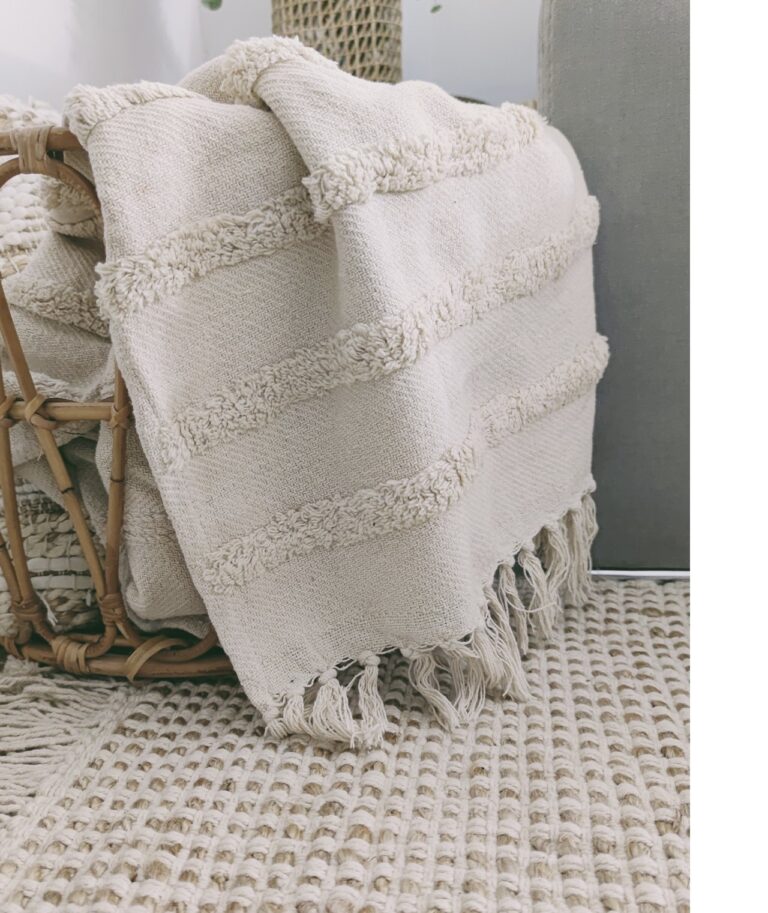 Plaid algodón natural LOVY