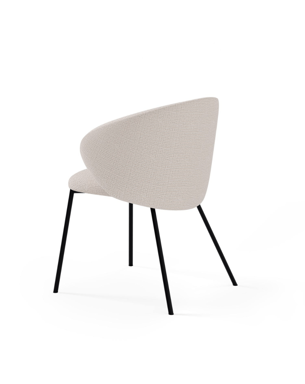 Silla tapizada beige VINTAGE