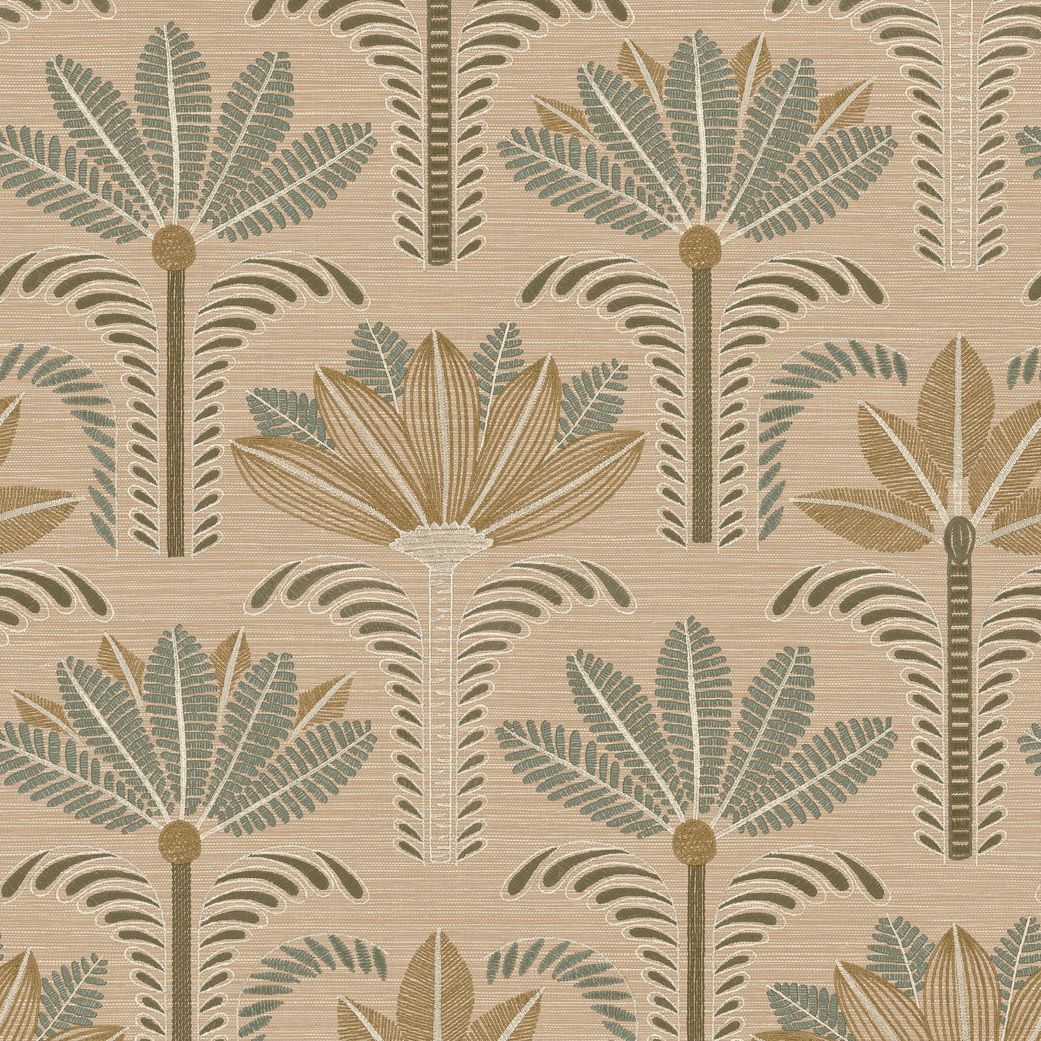 Papel pintado DATTARA Beige eucalipto