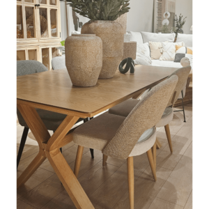 Mesa extensible Madera Natural BELA